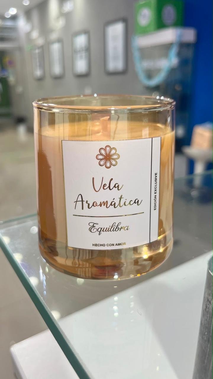 Vela Aromática en Vaso Ámbar – 200 g